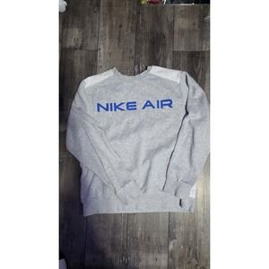Vintage Nike Air‎ Crew Neck Sweatshirt Size M Grey Embroidered